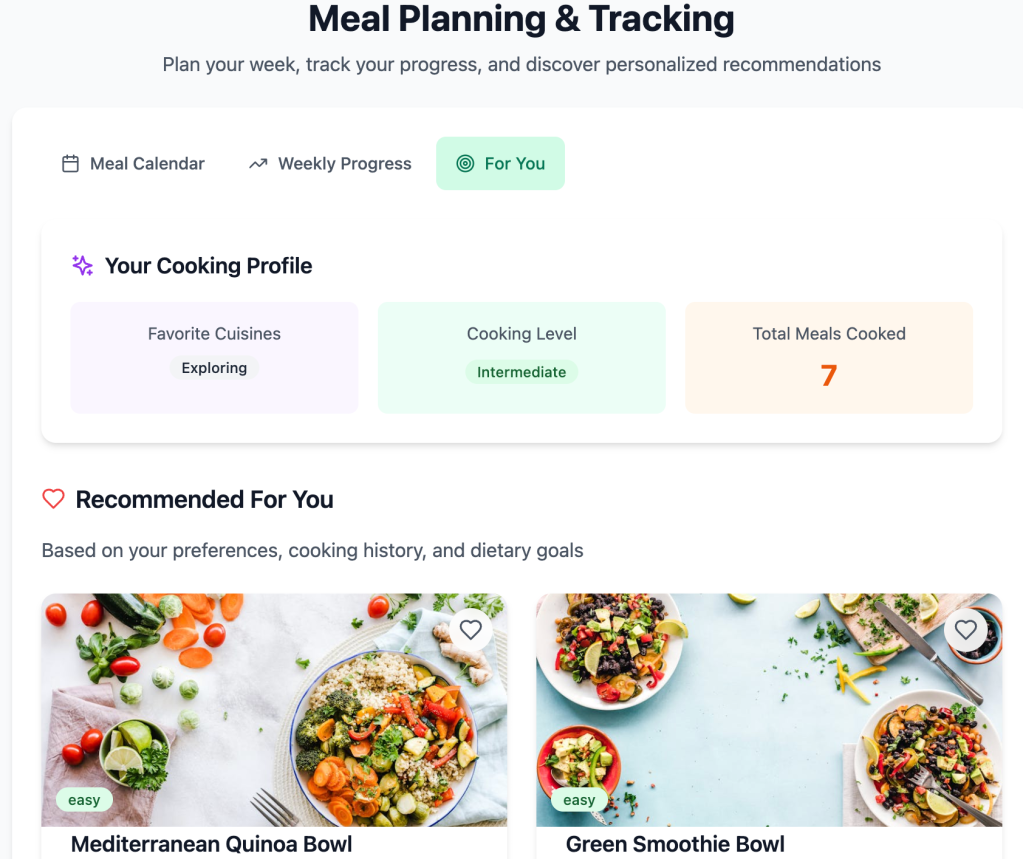 Creating a healthy recipe app in&nbsp;Bolt